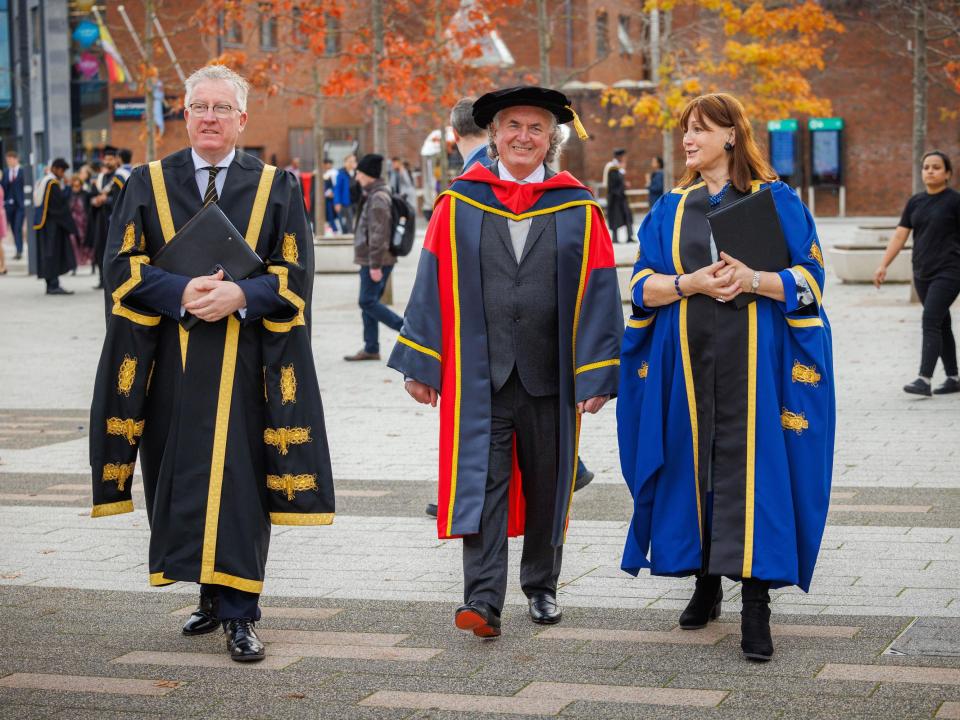 Prof Daire Keogh, Terence O'Rourke and Prof Anne Sinnott