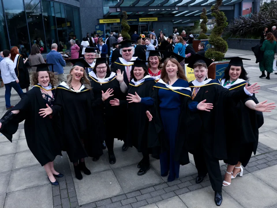 group of students at graduation