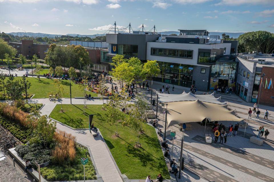 DCU Glasnevin Campus in the sunlight