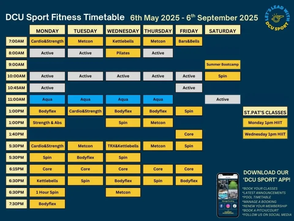 Group Fitness Schedule
