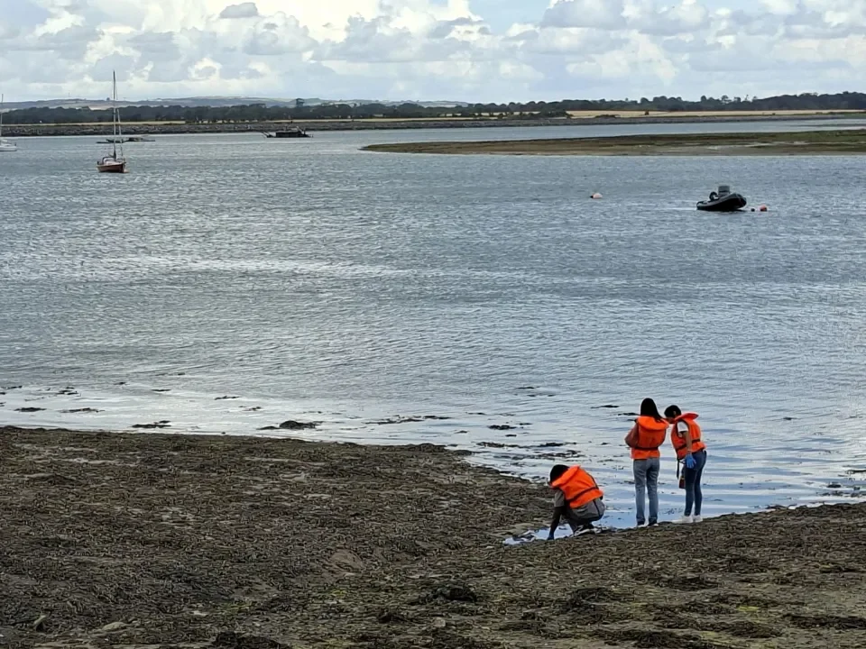 Patrick and team actively sampling at Dublin Bay