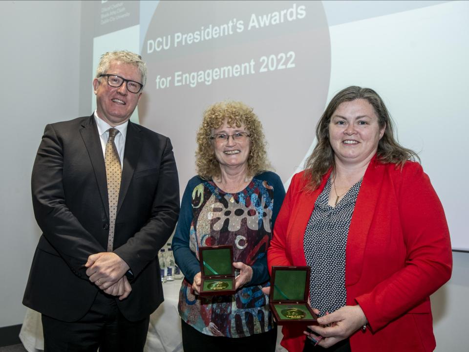 Eilish McLoughlin & Deirdre Butler-DCU President's Award for Engagement 2022