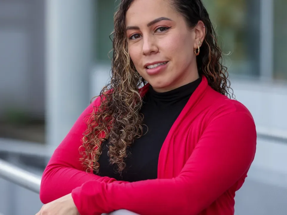 This image shows Claudia Mazo