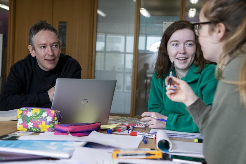 Students in the Maths Learning Centre