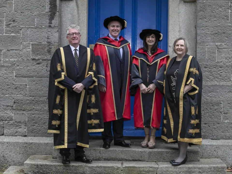Moya Brennan and  Dómhnal Slattery with Brid Horan and Daire Keogh