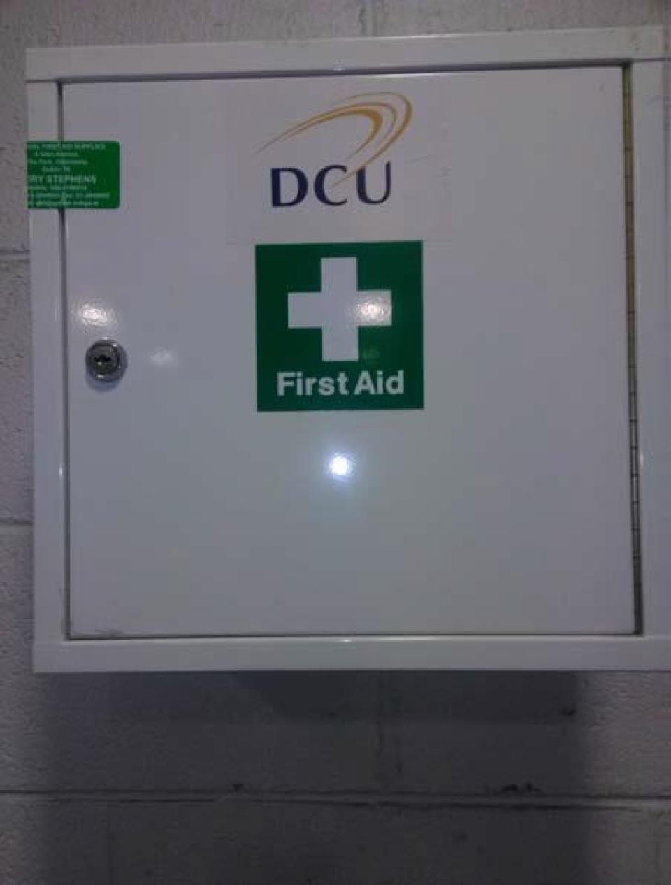 Tamper proof seal on First Aid Box