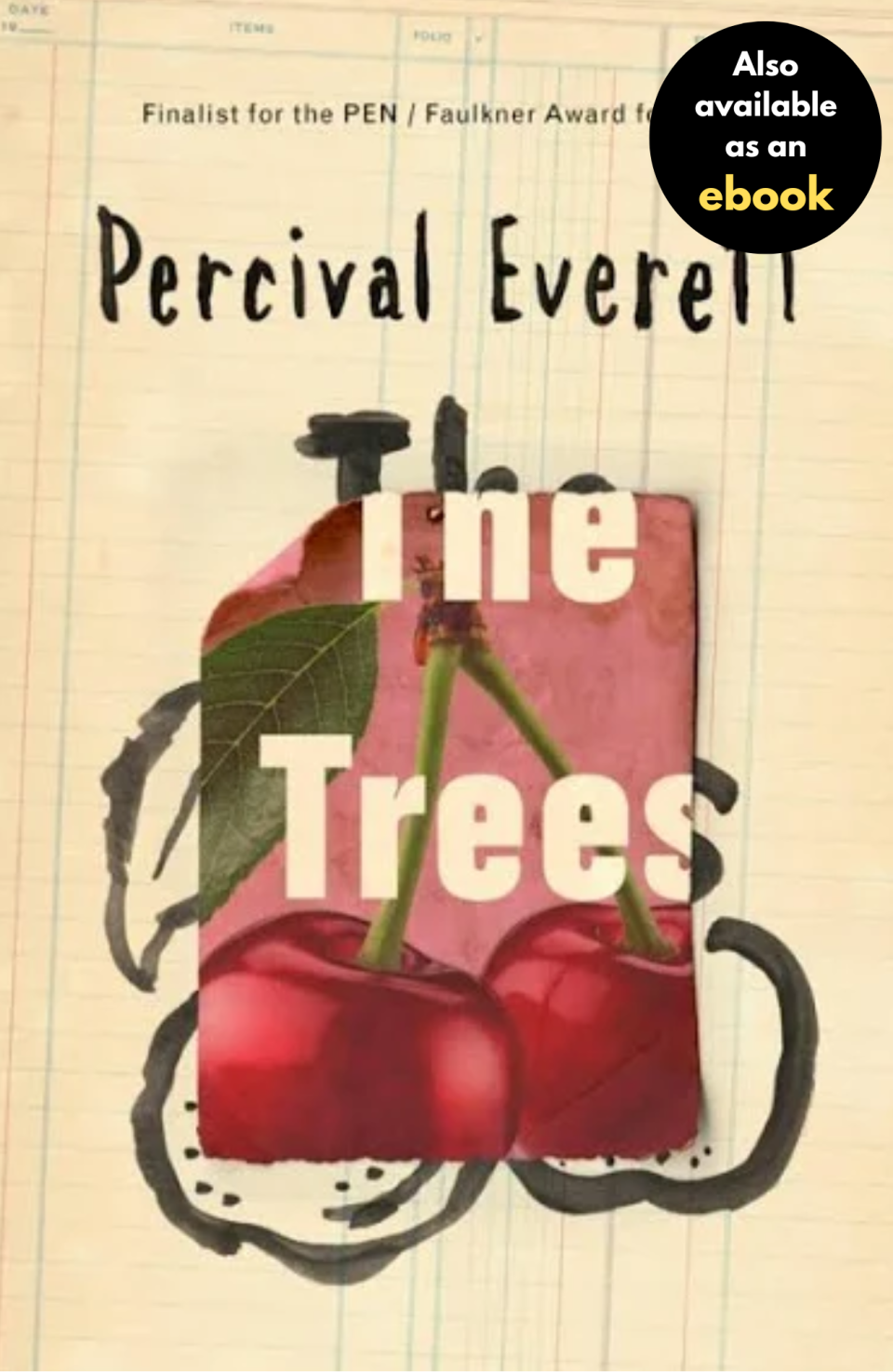 Shows the cover art for The Trees by Percival Everett
