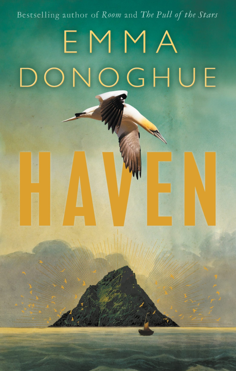 Shows the cover of the book Haven by Emma Donoghue