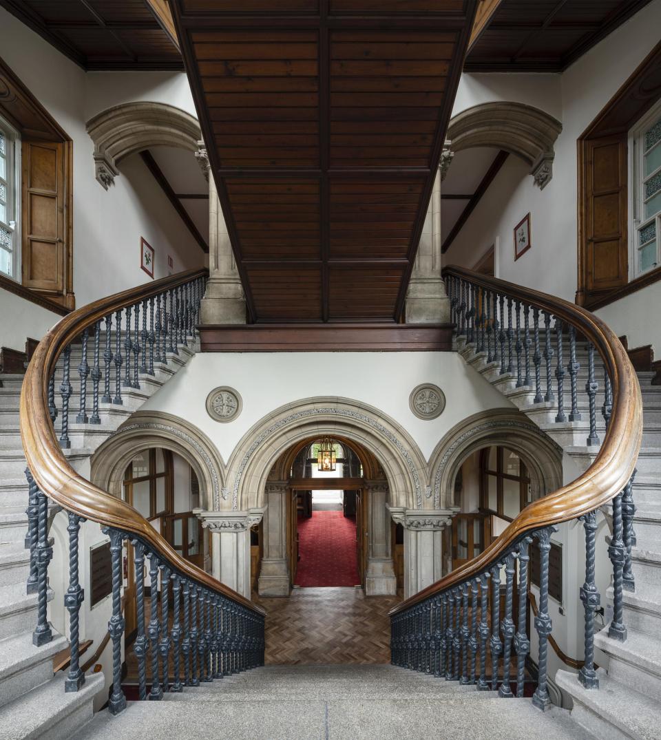 down a stairs