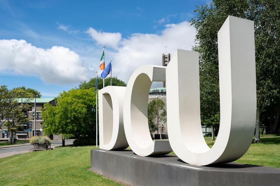 DCU sign outside St Pat's campus