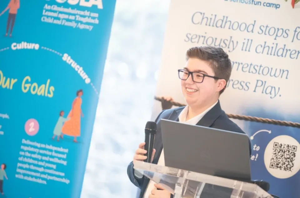 Keynote Speaker, Arthur Isaac at Barretstown Campus, 30th Jan 2025