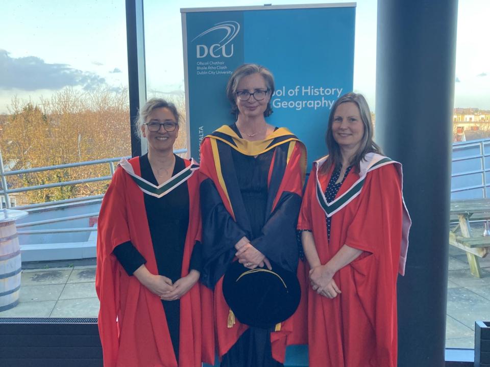 Dr Anne Marie Durkan with Dr Juliana Adelman & Dr Ruth McManus