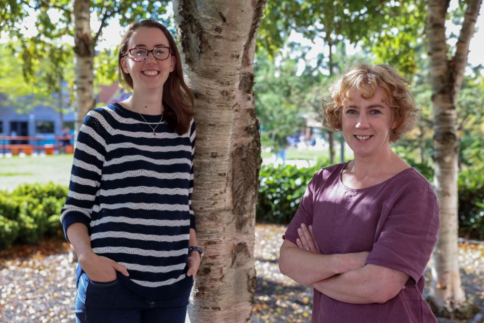 Dr Jennifer Gaughran (School of Physical Sciences) and Dr Susan Kelleher (School of Chemical Sciences)