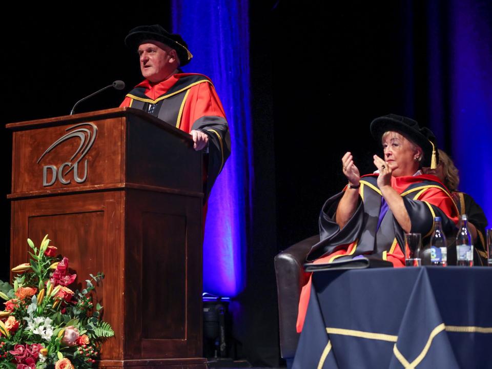 Bertie Ahern and Monica McWilliams