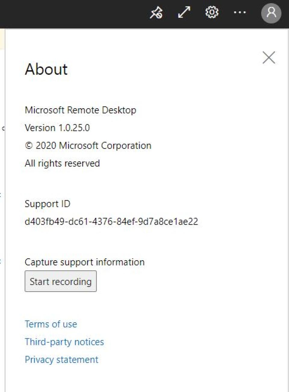 Start Recording logs