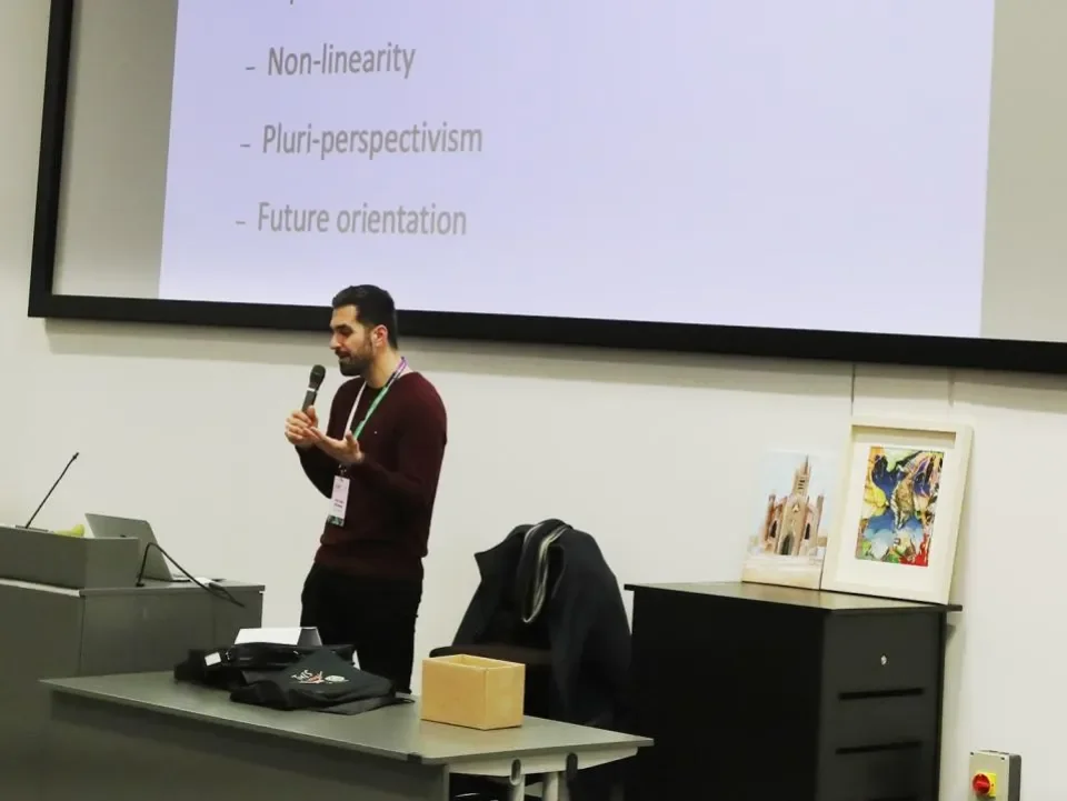 Prof. Vlad Glaveanu delivering his keynote address
