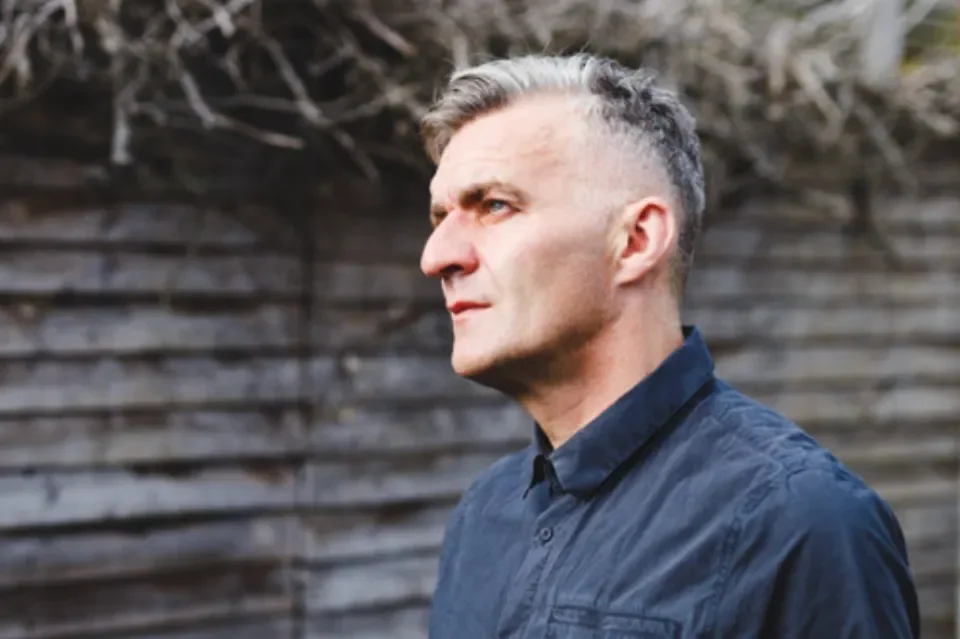 DJ Donal Dineen wearing a navy shirt