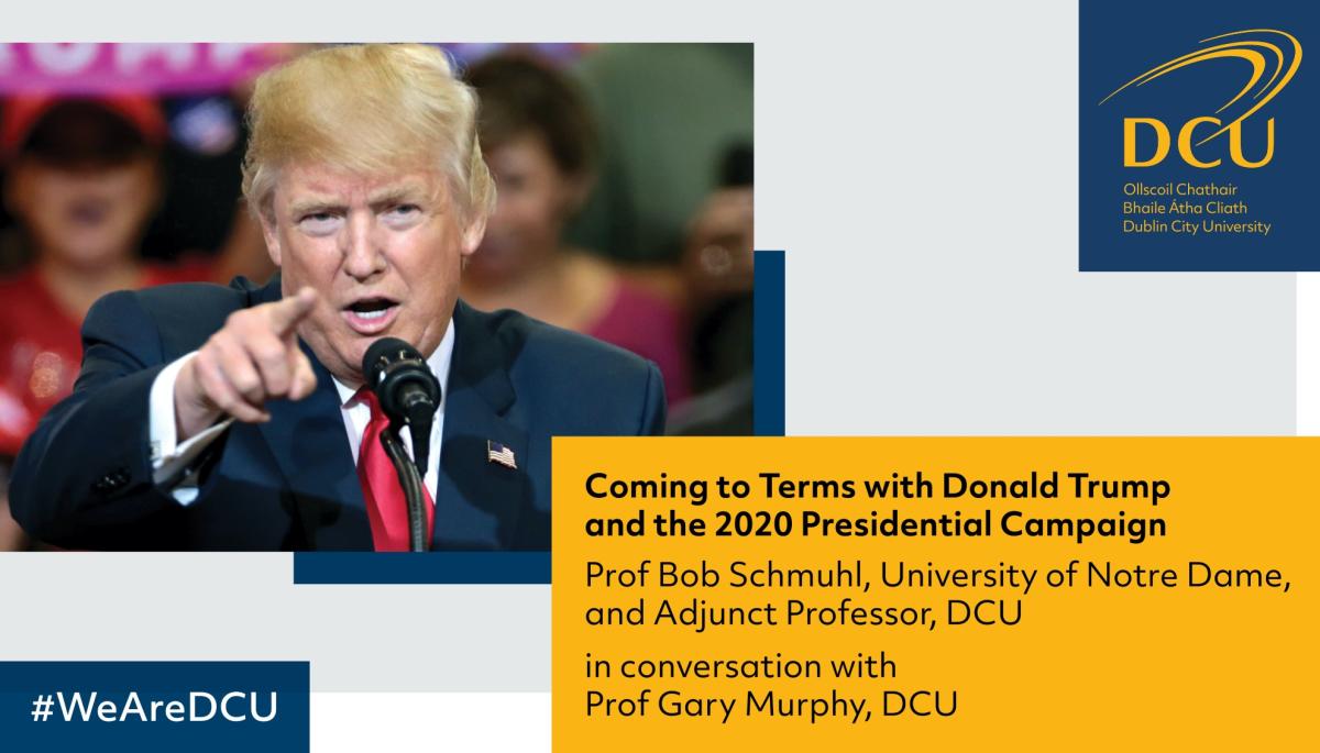 Prof. Gary Murphy chatted with Prof. Bob Schmuhl on Fireside chat and discussed upcoming 2020 US Presidential Elections