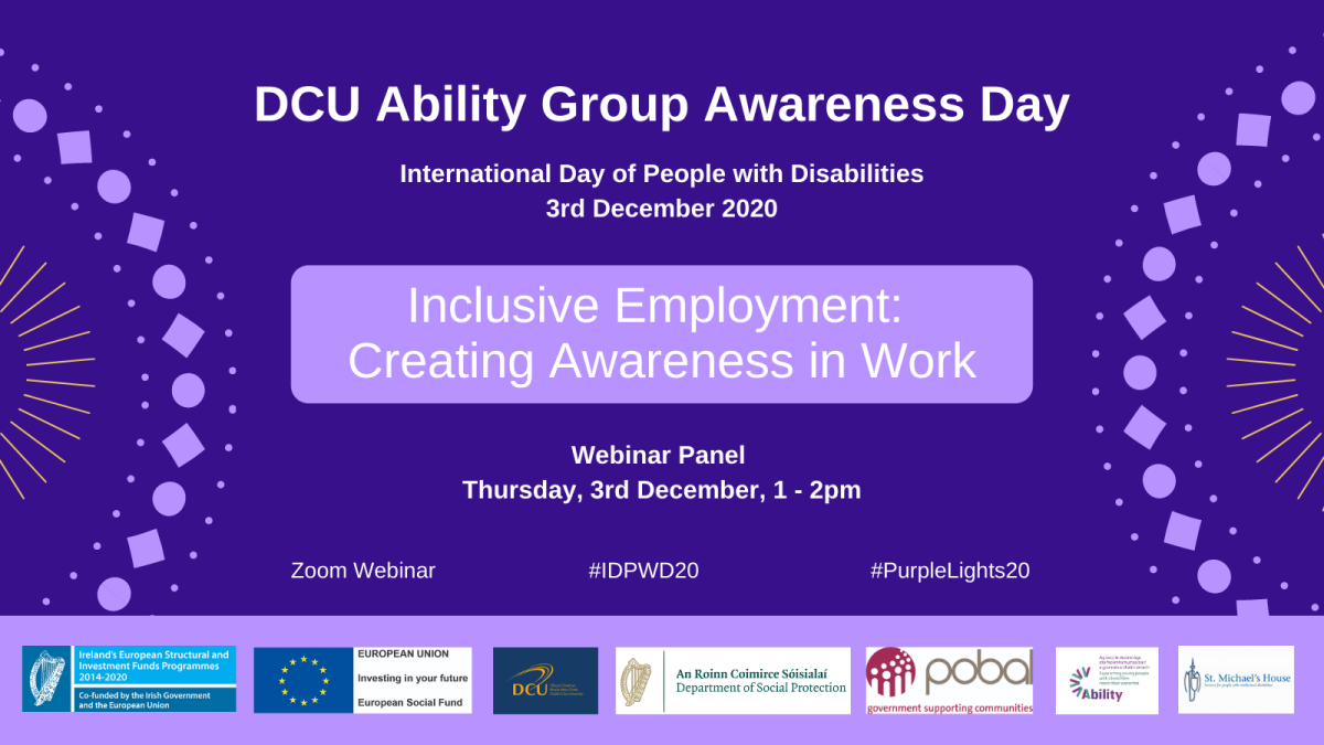 Inclusive Employment: Creating Awareness in Work - Webinar