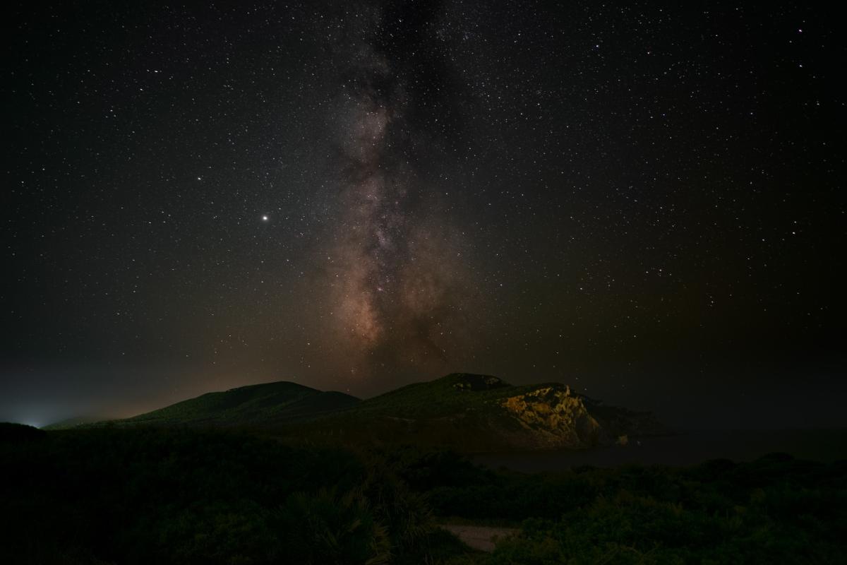 Milky Way over the Cliff in Sardinia (Winner) - Fabrizio Cuccu