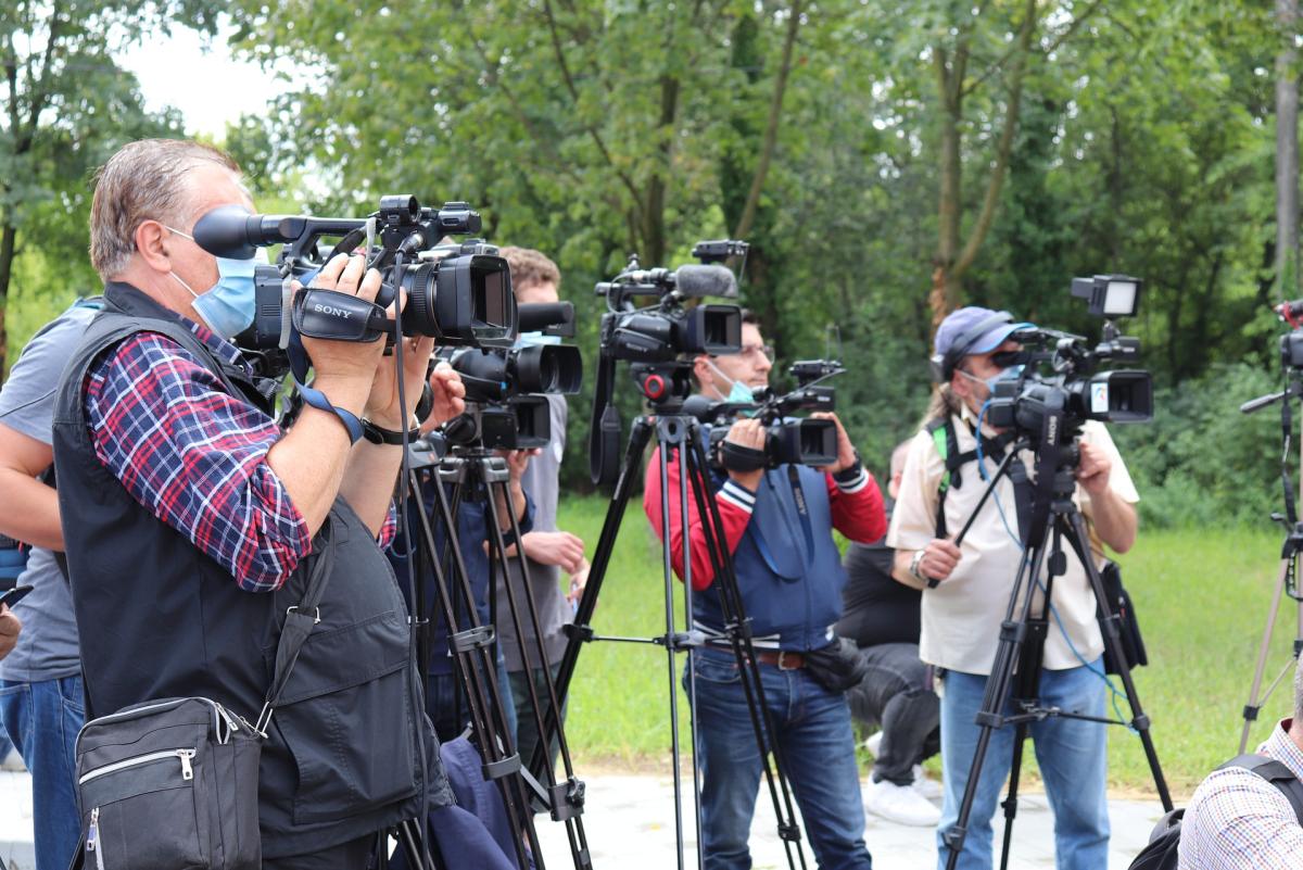 Media at press event