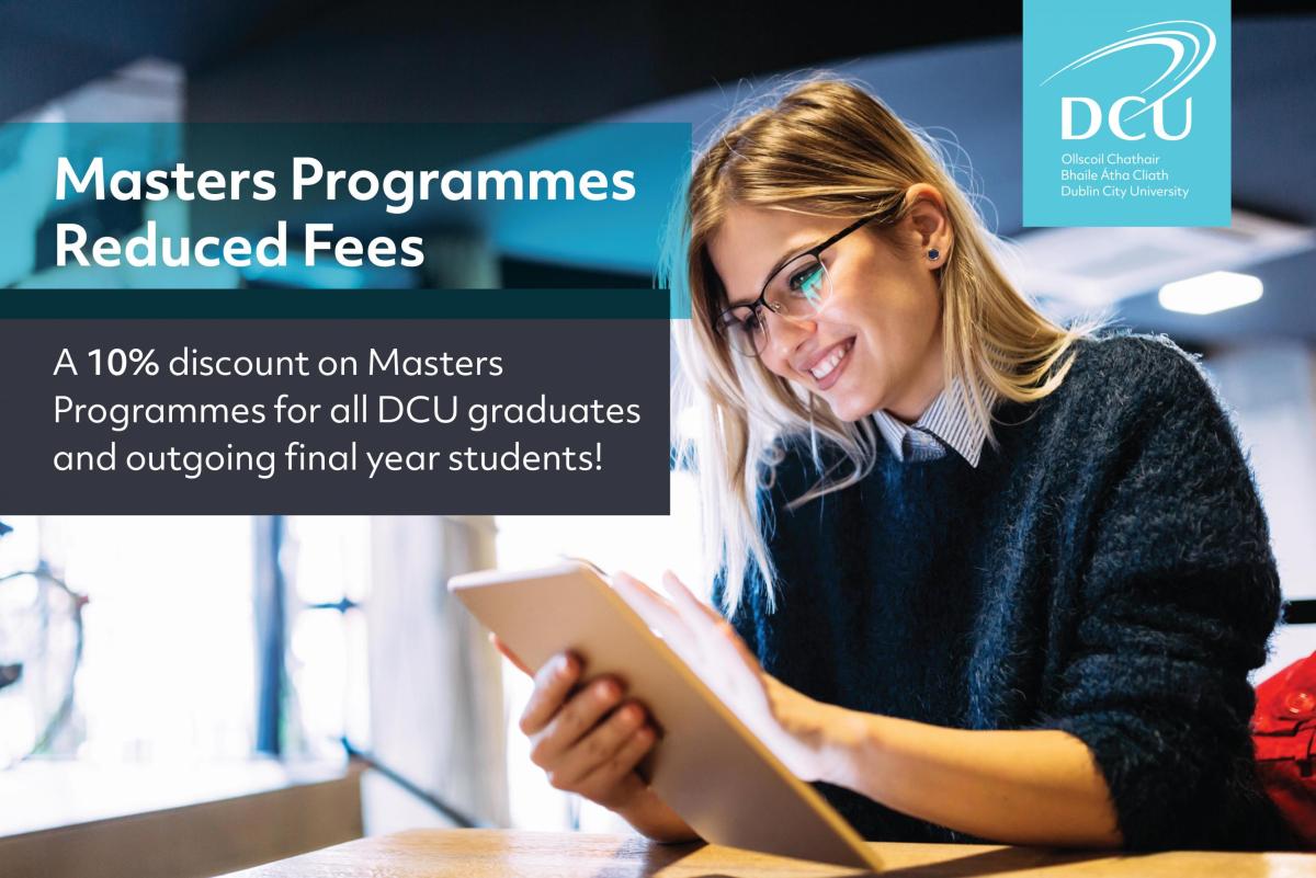 Reduced fees Masters