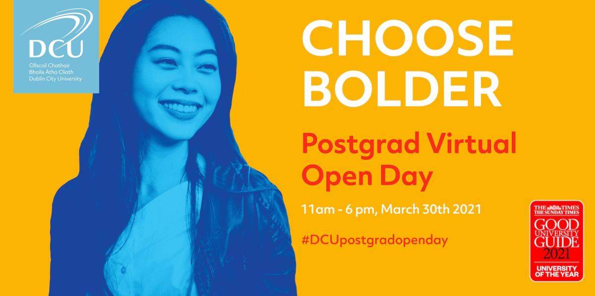 DCU Virtual Postgraduate Open Day