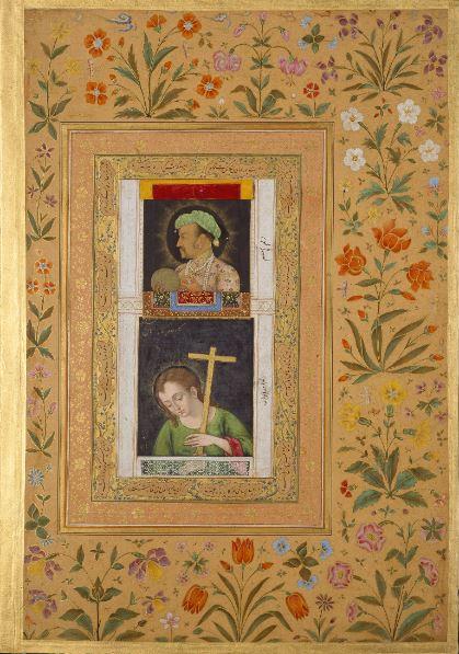 Mughal emperor Jahangir with Jesus