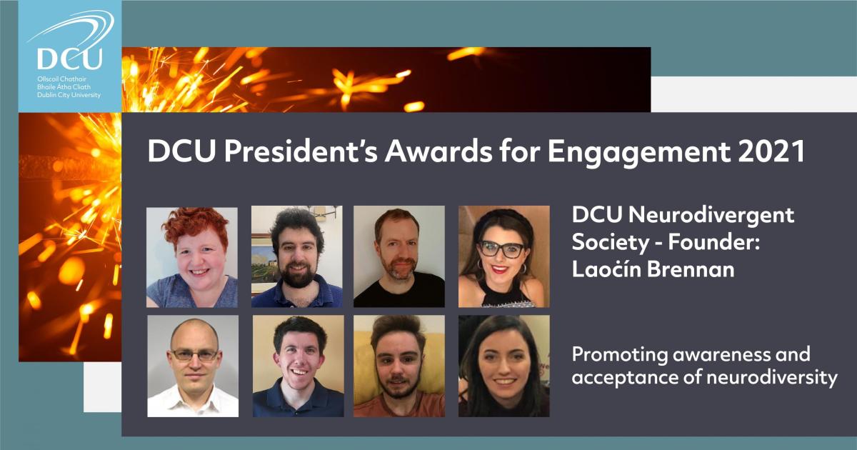 DCU President Awards - Engagement student winners