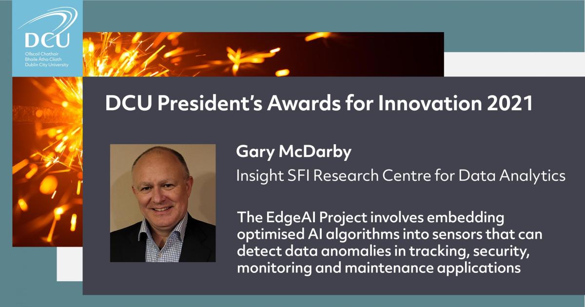 DCU President Awards Innovation - Gary