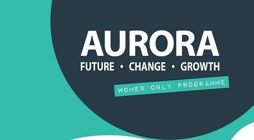 Aurora Leadership Development programme promotional graphic.