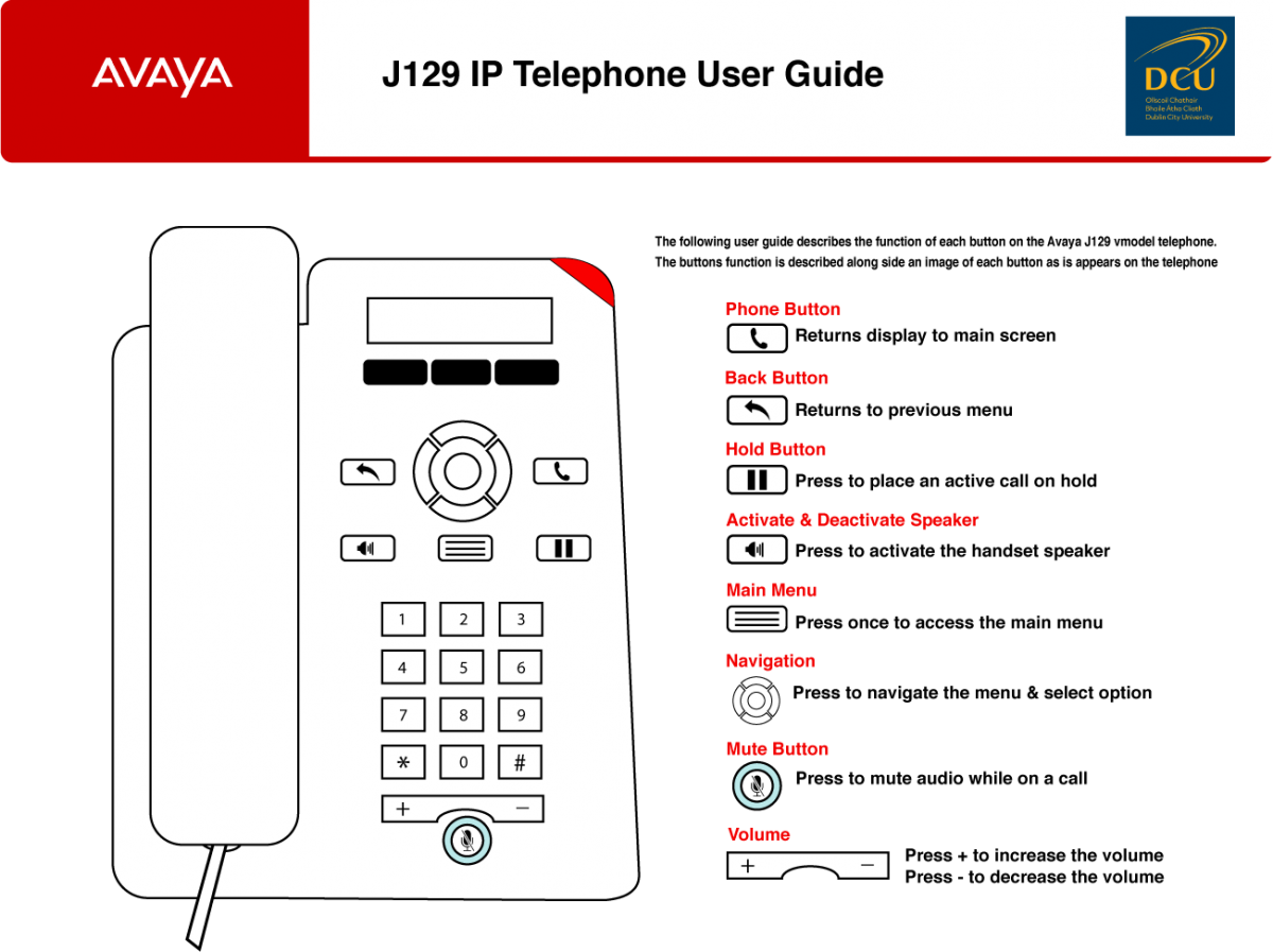 J129 Handset Image