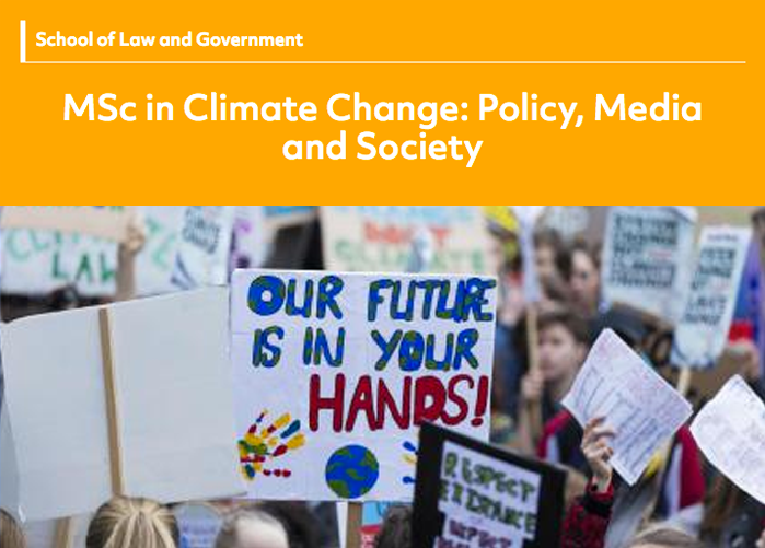 MSc in Climate Change: Policy, Media & Society
