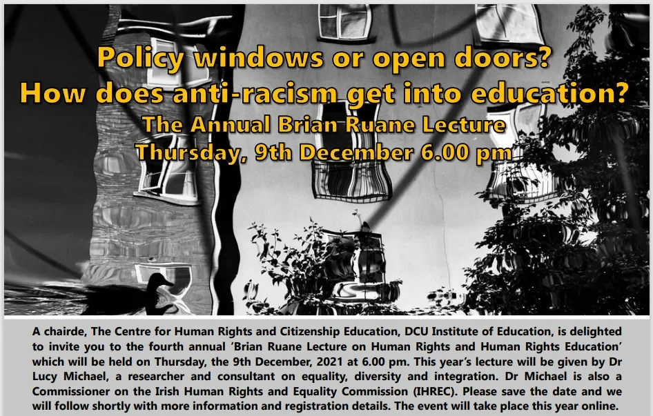Brian Ruane memorial lecture