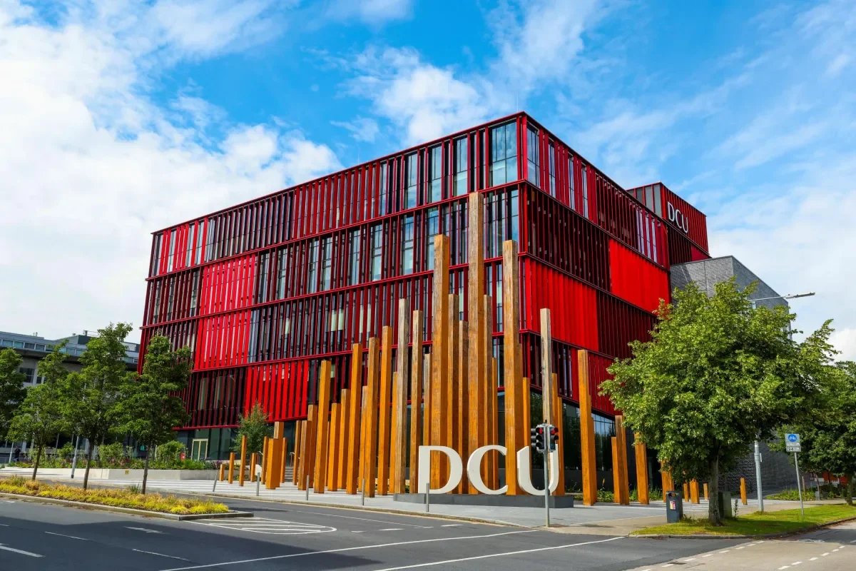 Main Entrance Glasnevin campus showing polaris building
