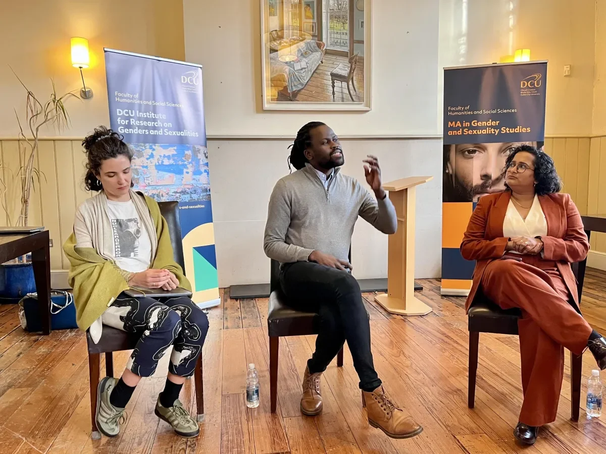 Shows panel discussion featuring Paola Rivetti, Buelani Mfaco and Arpita Chakraborty