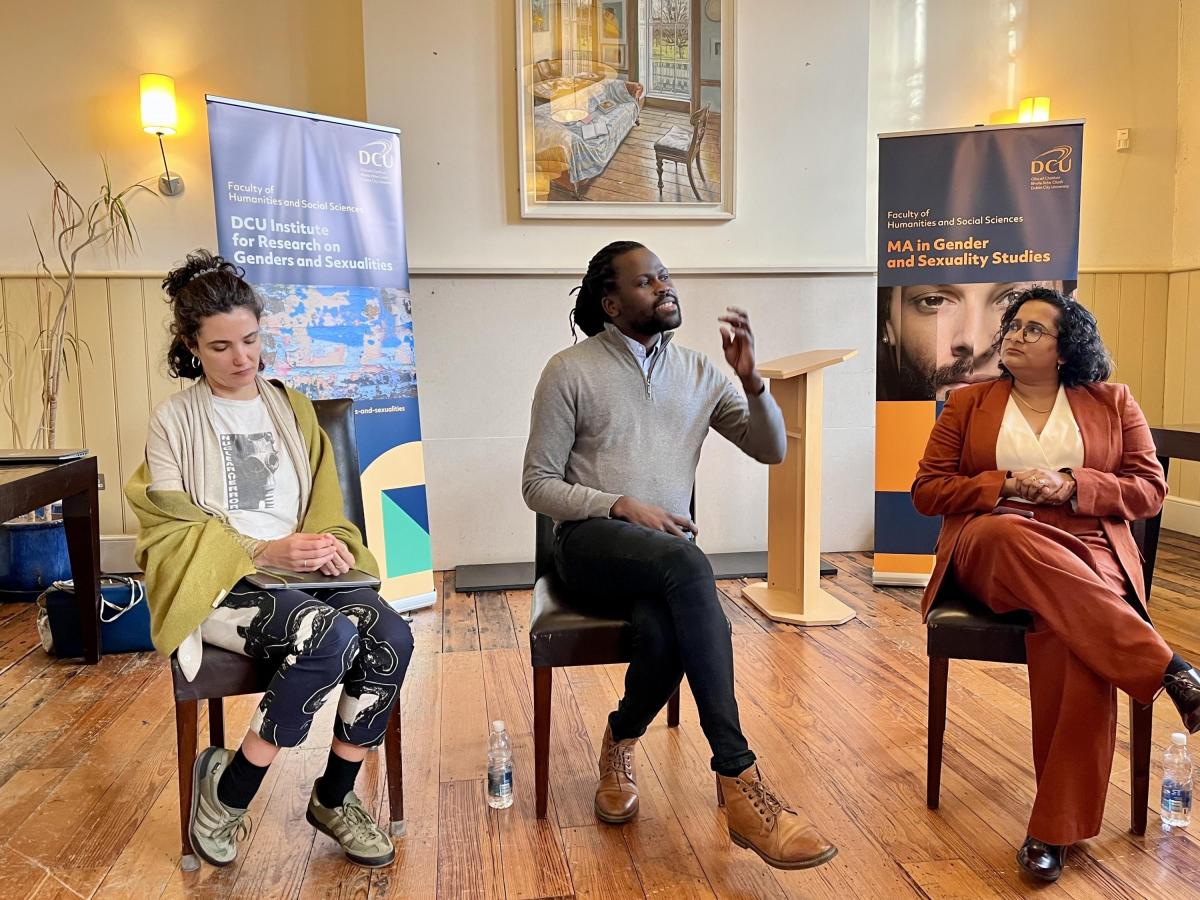 Shows panel discussion featuring Paola Rivetti, Buelani Mfaco and Arpita Chakraborty