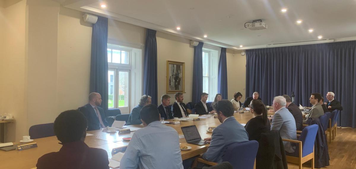 Shows attendees at DFA roundtable event on DCU glasnevin campus
