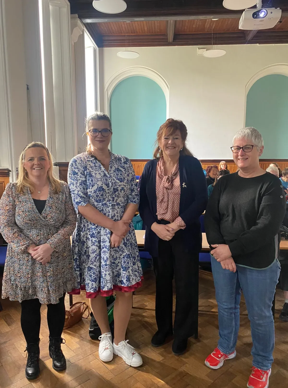 Grainne Reddy, Dr. Lucie Vidovićová, Christine O'Kelly and Dr. Mel Duffy