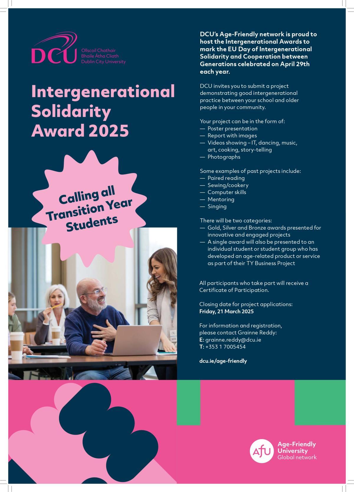 Intergenerational Solidarity Awards 2025