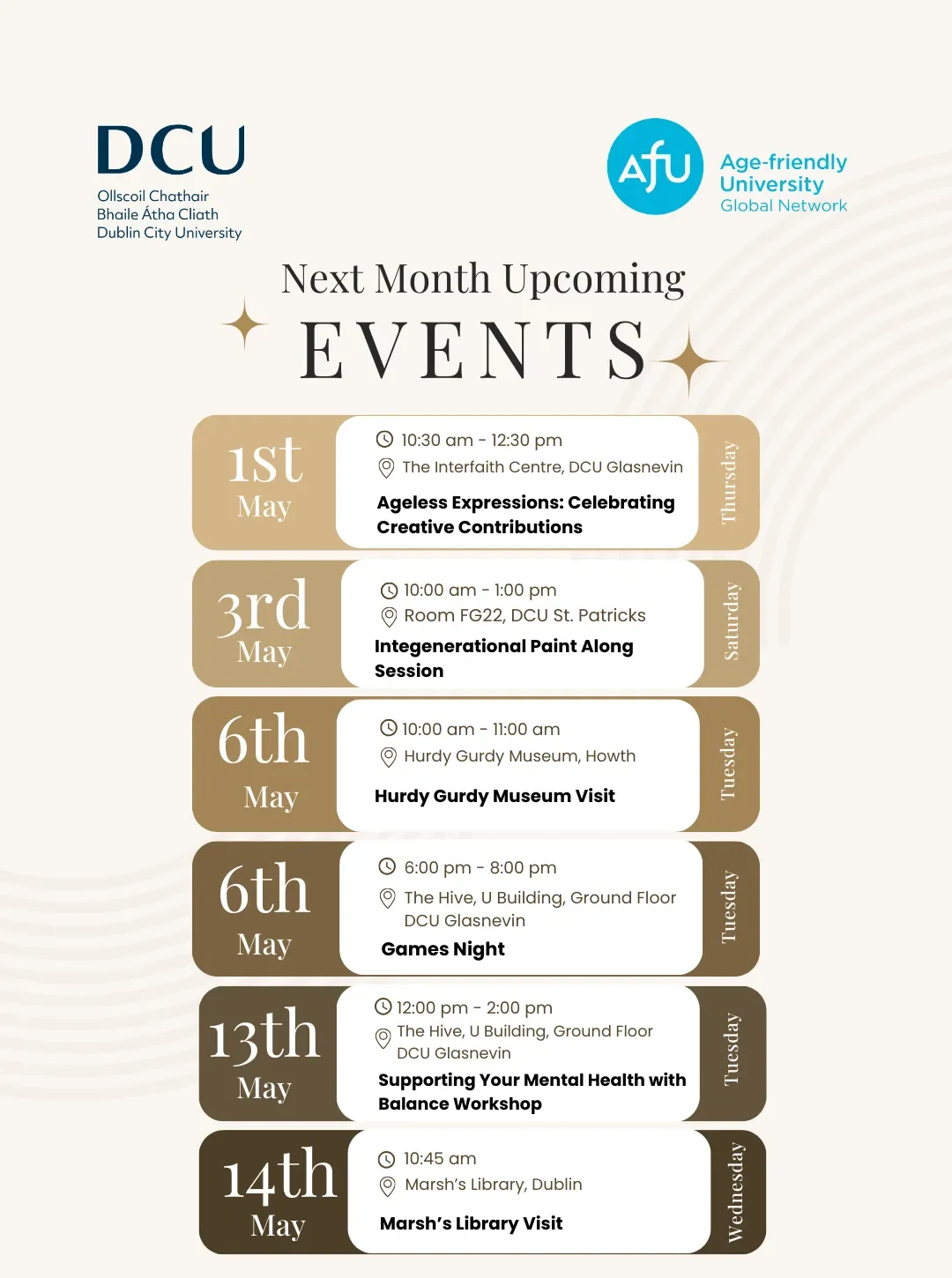 May Events