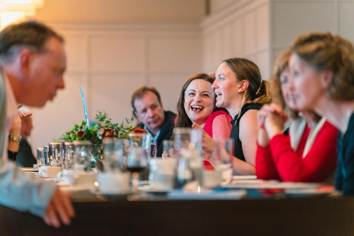 guests at the Alumni Xmas dinner