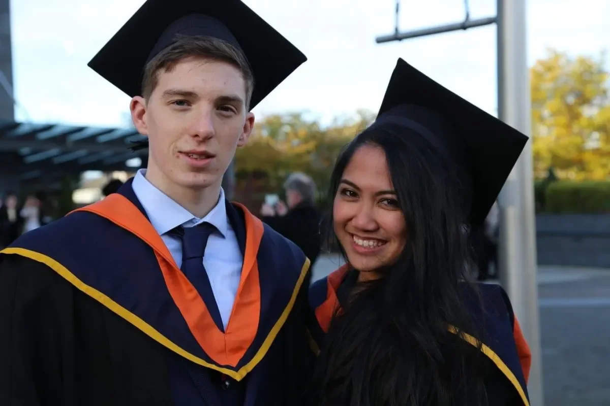 DCU students at graduation