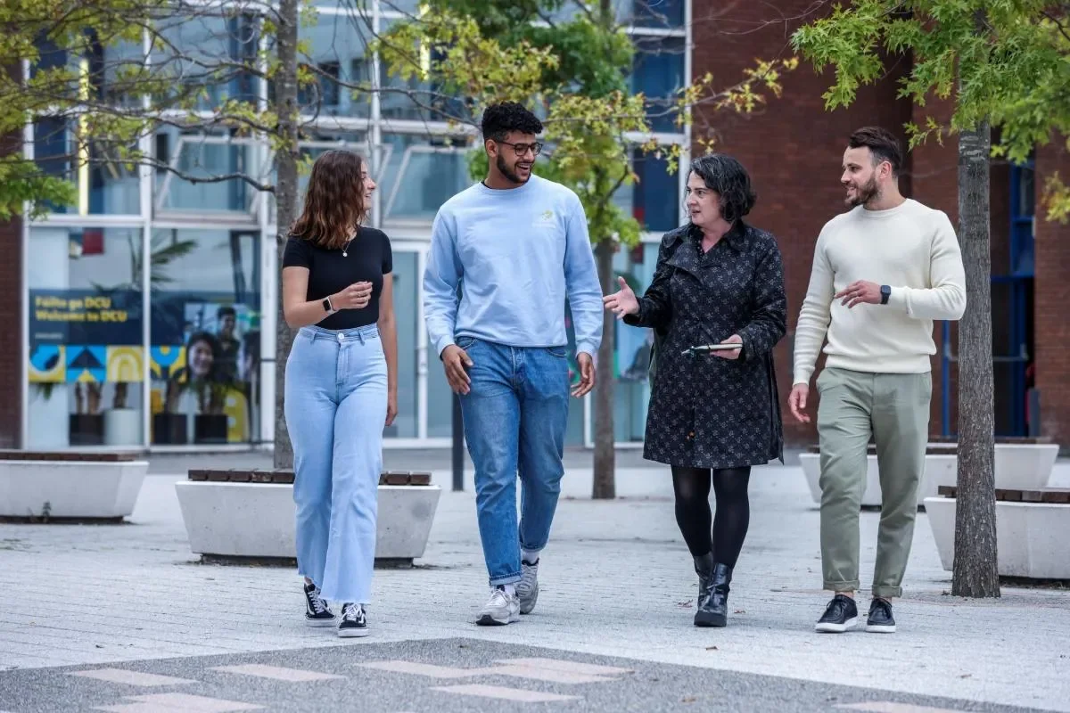 Students Smiling and Event Promotion Details