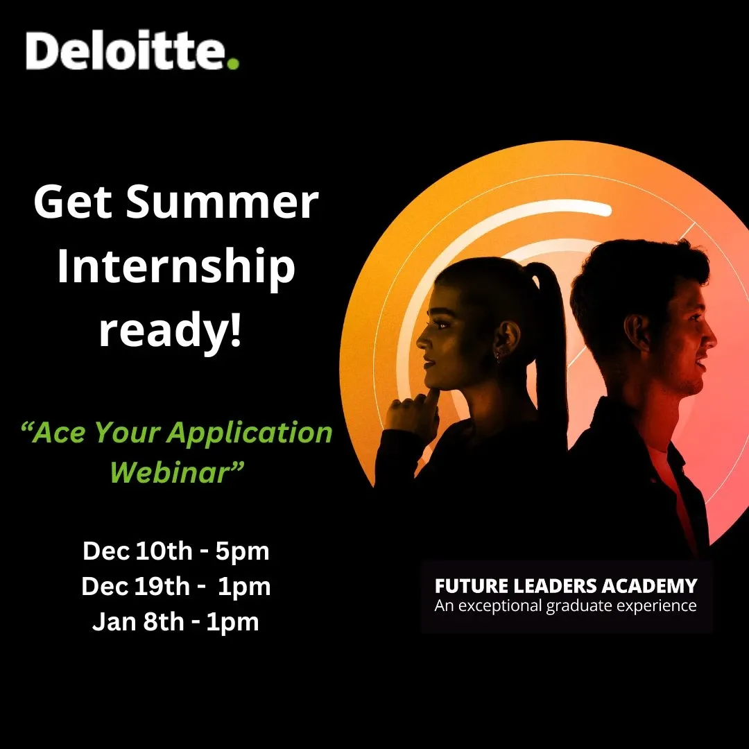 Deloitte Ireland are hosting webinars on December 10th at 5pm, December 19th at 1pm and January 8th at 1pm on Zoom.