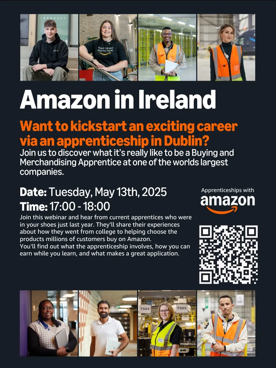 Image of Amazon Branding, QR codes and information about the webinar.