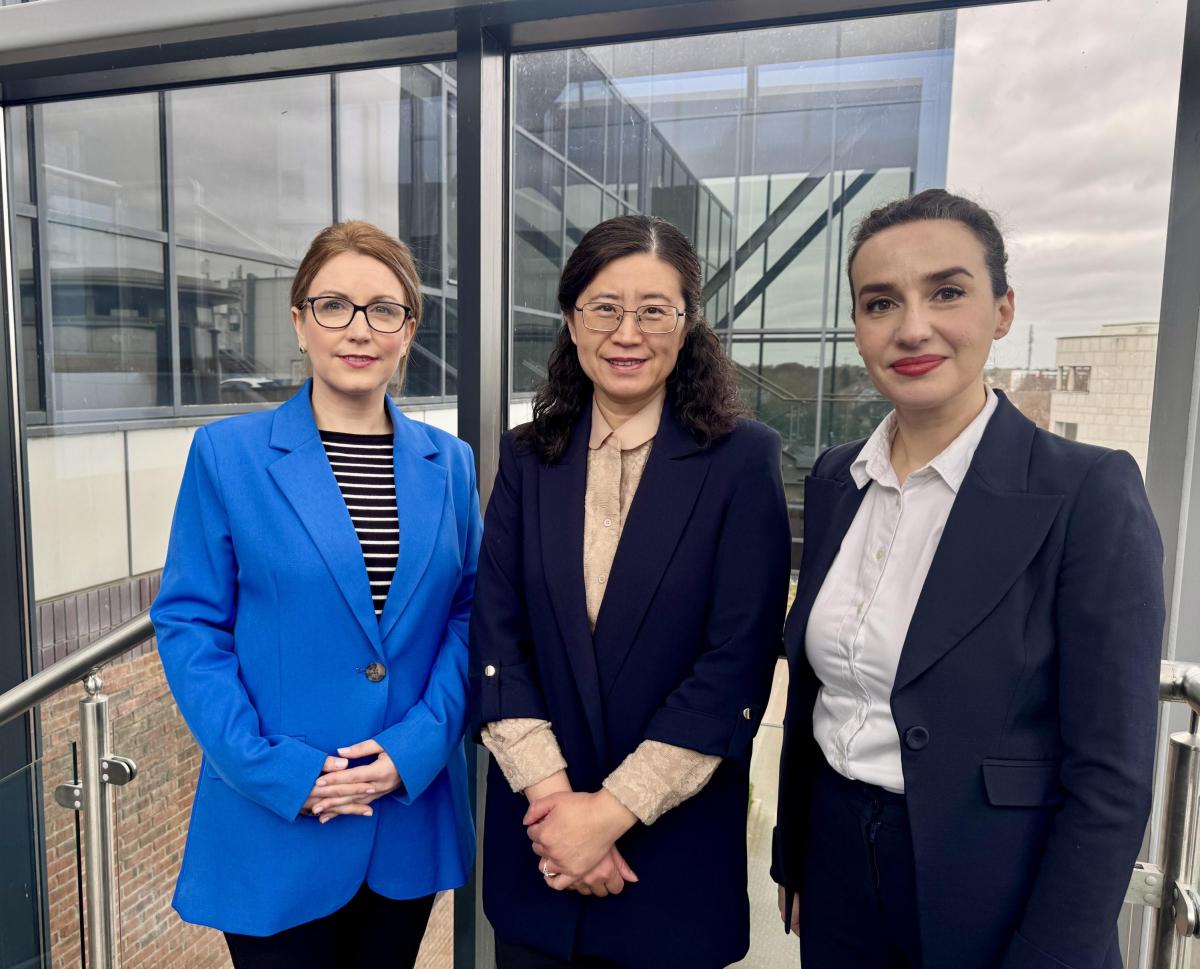 Photo L-R: Dr Michelle Cowley-Cunningham, Dr Yuhui Gao, Dr Marija Grishin