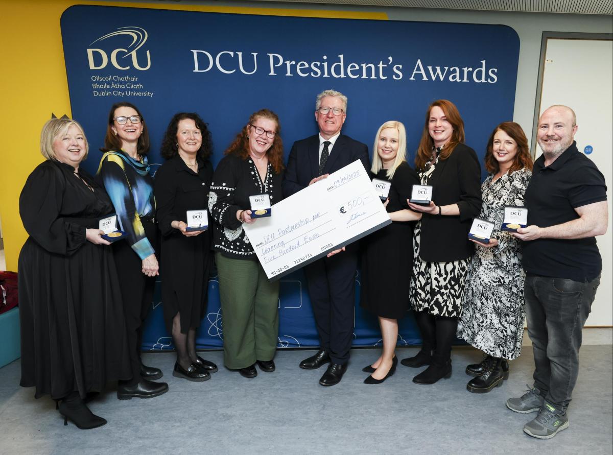DCU Partnership for Learninng Team with DCU President