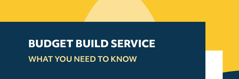 Budget Build banner