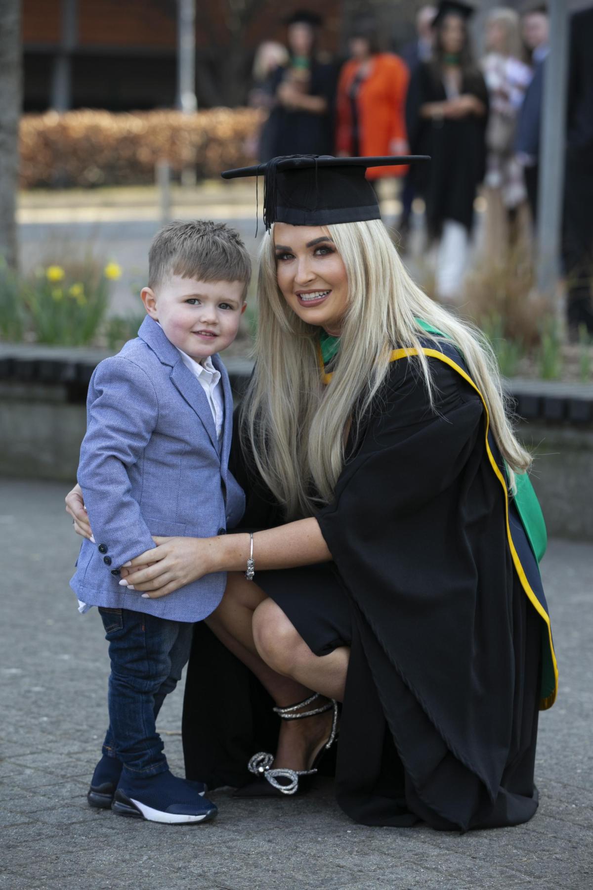 Stephanie Collins, graduating with a degree in Intellectual Disability Nursing